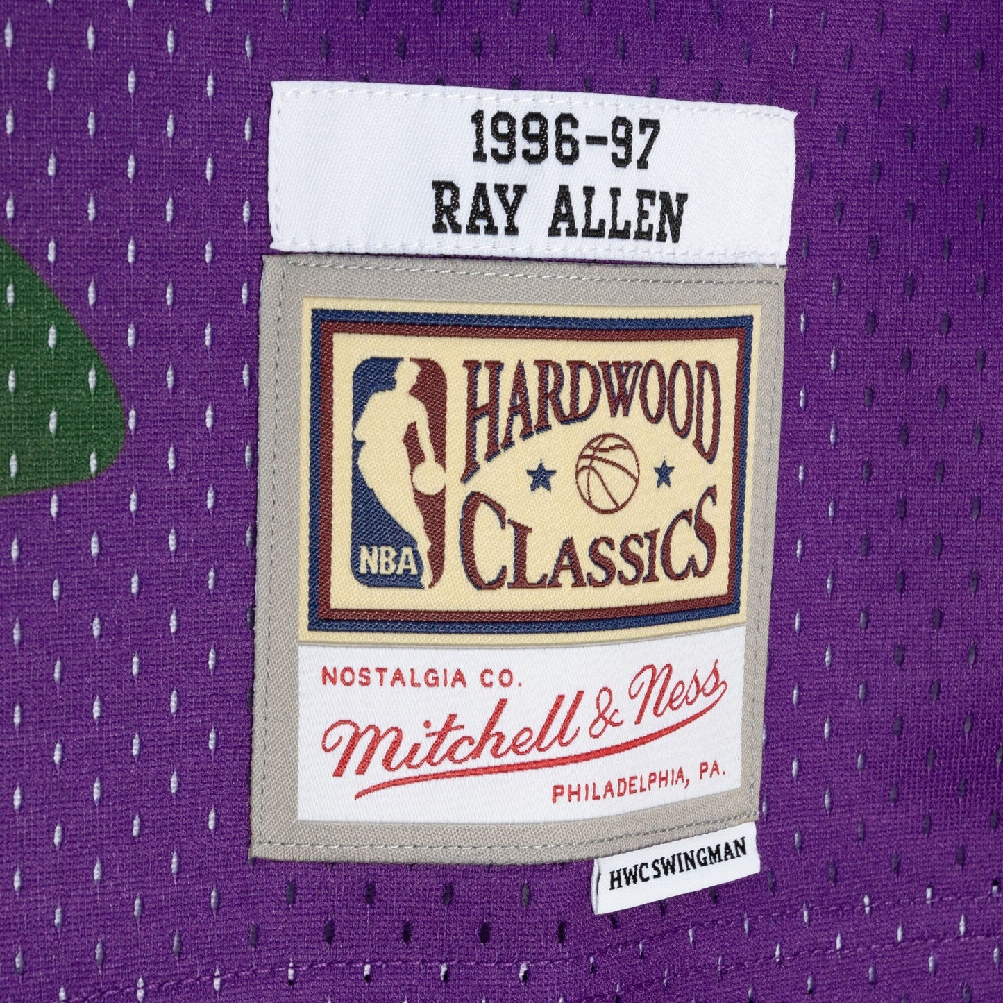 Mitchell & Ness NBA Split Swingman Jersey Milwaukee Bucks 1996 Ray Allen