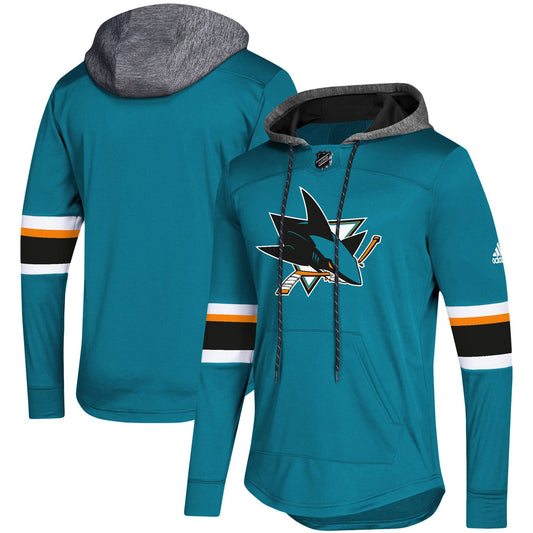 Men's adidas Nhl San Jose Sharks Platinum Jersey Hoodie