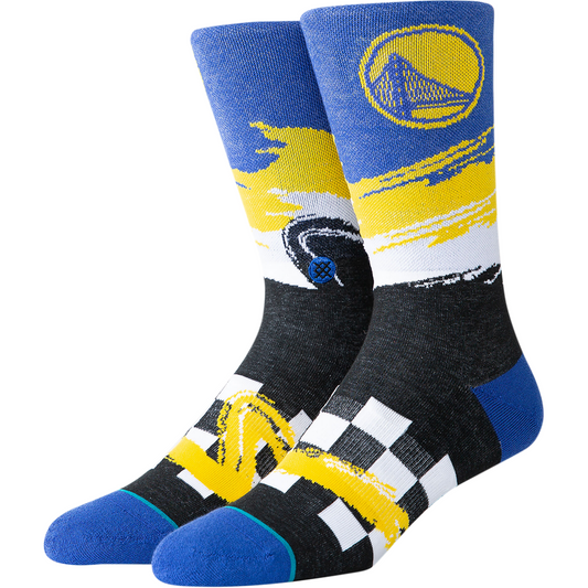 Stance Men's NBA Golden State Warriors Wave Racer Socks