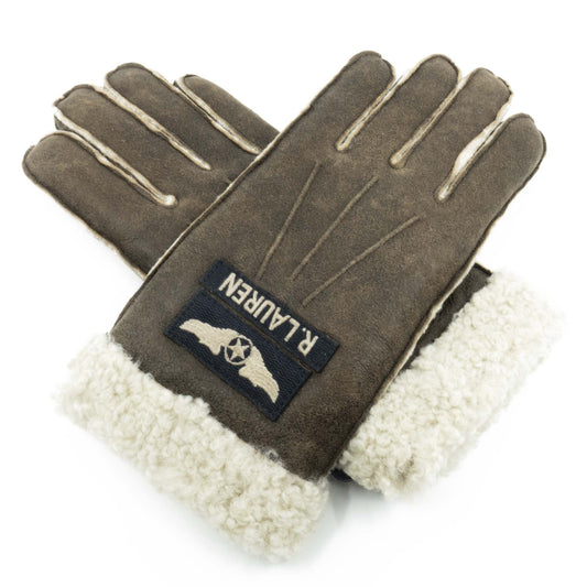 Men's Polo Ralph Lauren Military Shearling Gloves