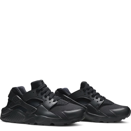 Nike Youth Air Huarache Run Gs 'Triple Black' Sneakers