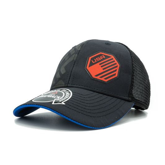 Reebok Men's UFC Usa Mesh Trucker Snapback Hat Hats
