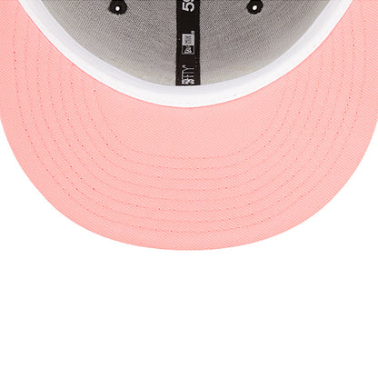New Era Men's NBA 5950 Pink Glow Fitted Lakers