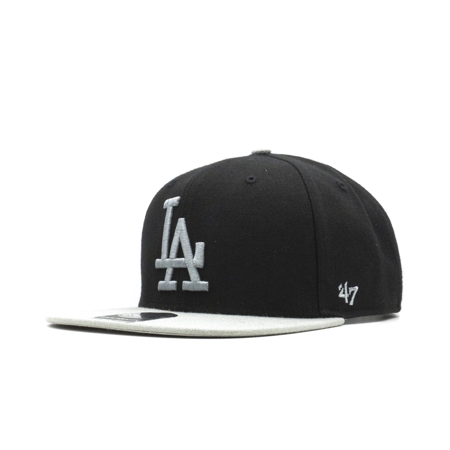 Men's 47 Brand La Dodgers Sure Shot Snapback - Black/Grey