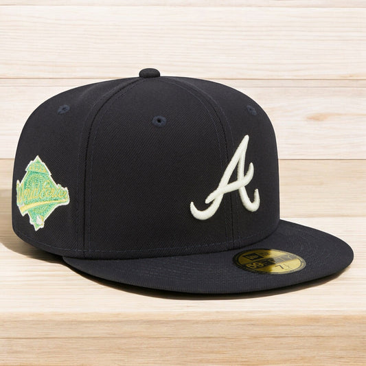 New Era Men's MLB 59Fifty 1995 Worldseries Citrus Pop Braves
