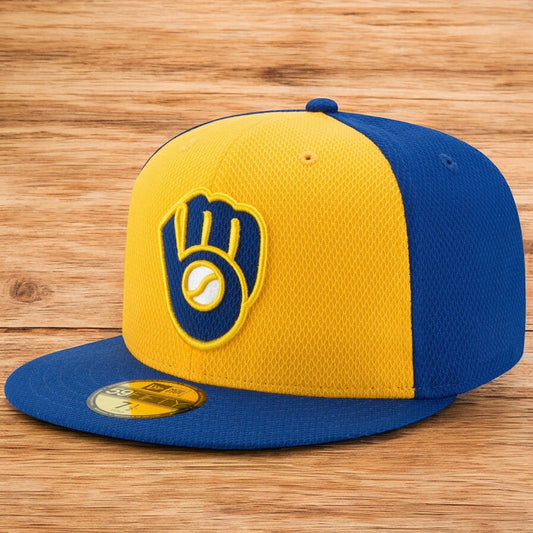 New Era Men's MLB Diamond Era 59Fifty Fitted Cap Milwaukee Brewers