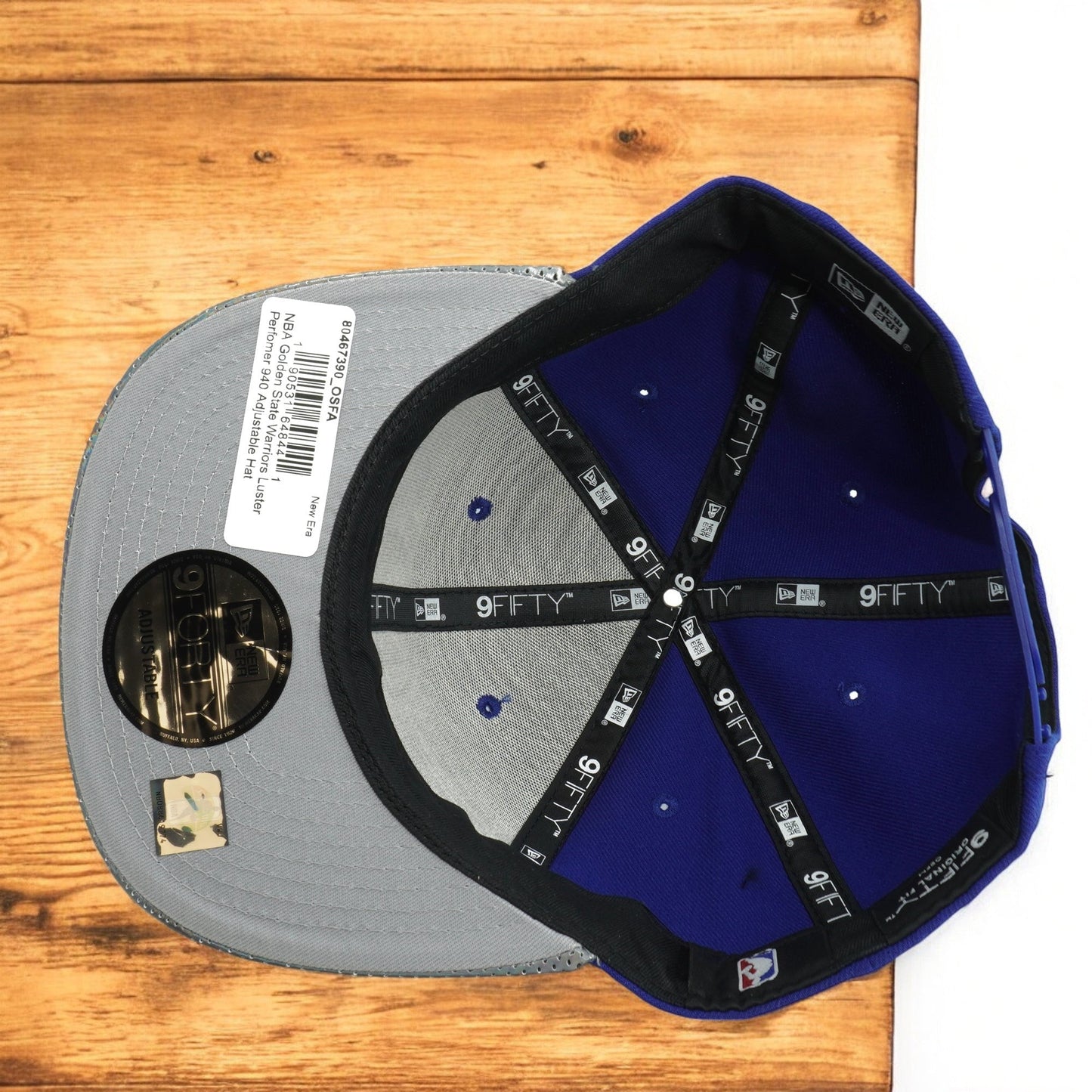 Men's New Era NBA Gsw Warriors Luster Perfomer 940 Adjustable Hat