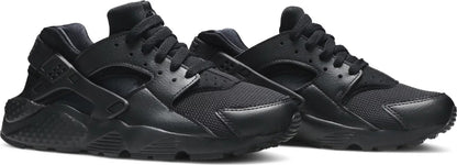 Nike Youth Air Huarache Run Gs 'Triple Black' Sneakers