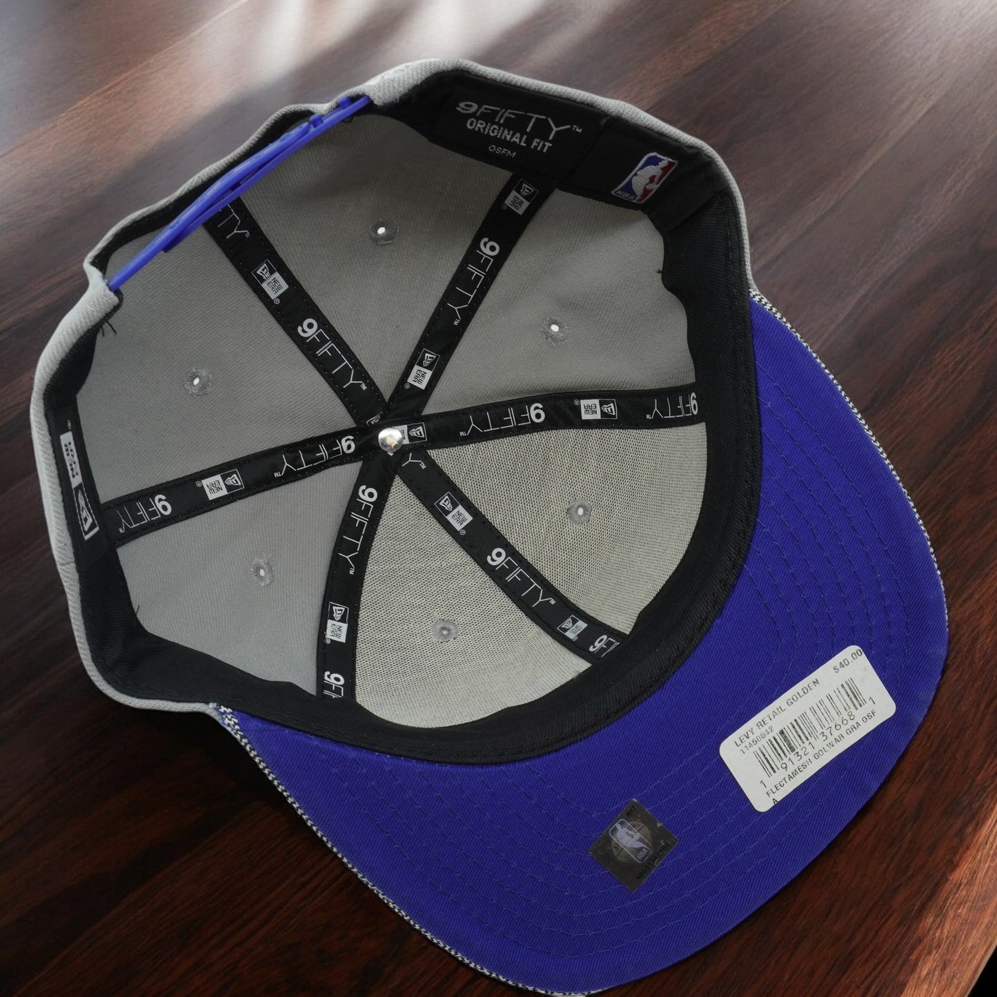 Men's New Era NBA Golden State Warriors Reflective Amesh 950 Snapback