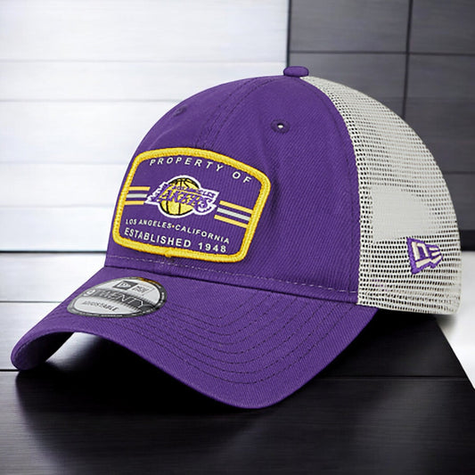 New Era Men's NBA 920 Property E1 Trucker Snapback Lakers