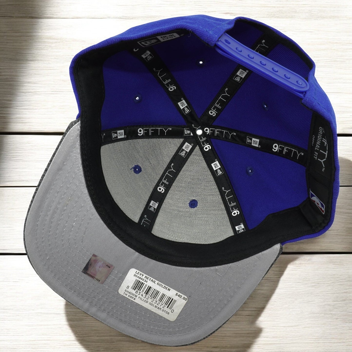 Men's New Era NBA Golden State Warriors Shadow Filled 950 Snapback