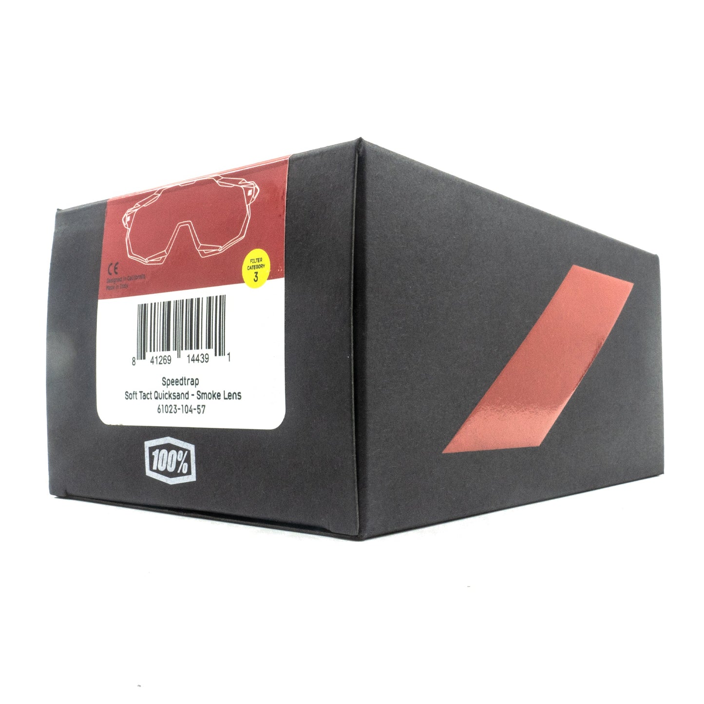 100% Men's Speedtrap Soft Tact Sunglasses