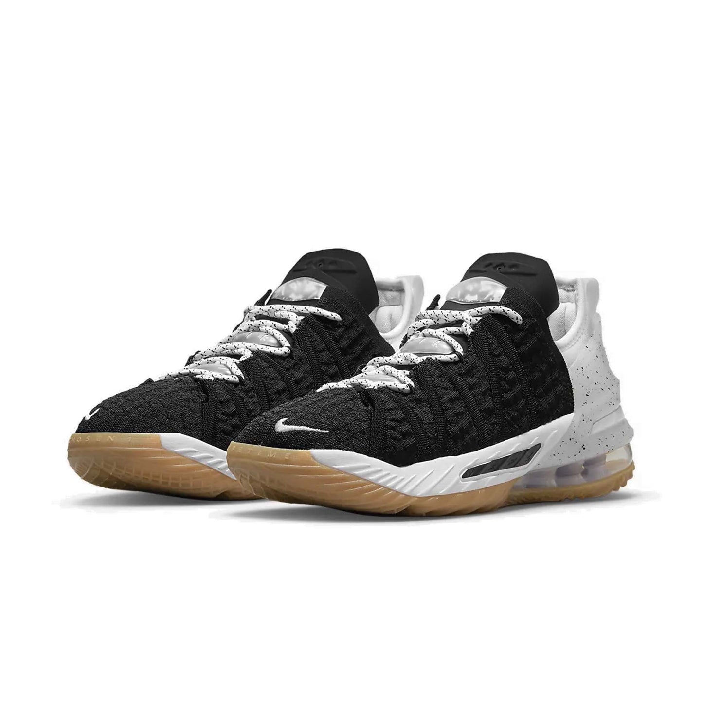 Black/White-Gum Med Brown-