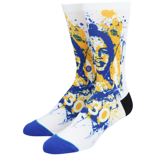 Stance Men's NBA Golden State Warriors Steph Curry Splatter Socks