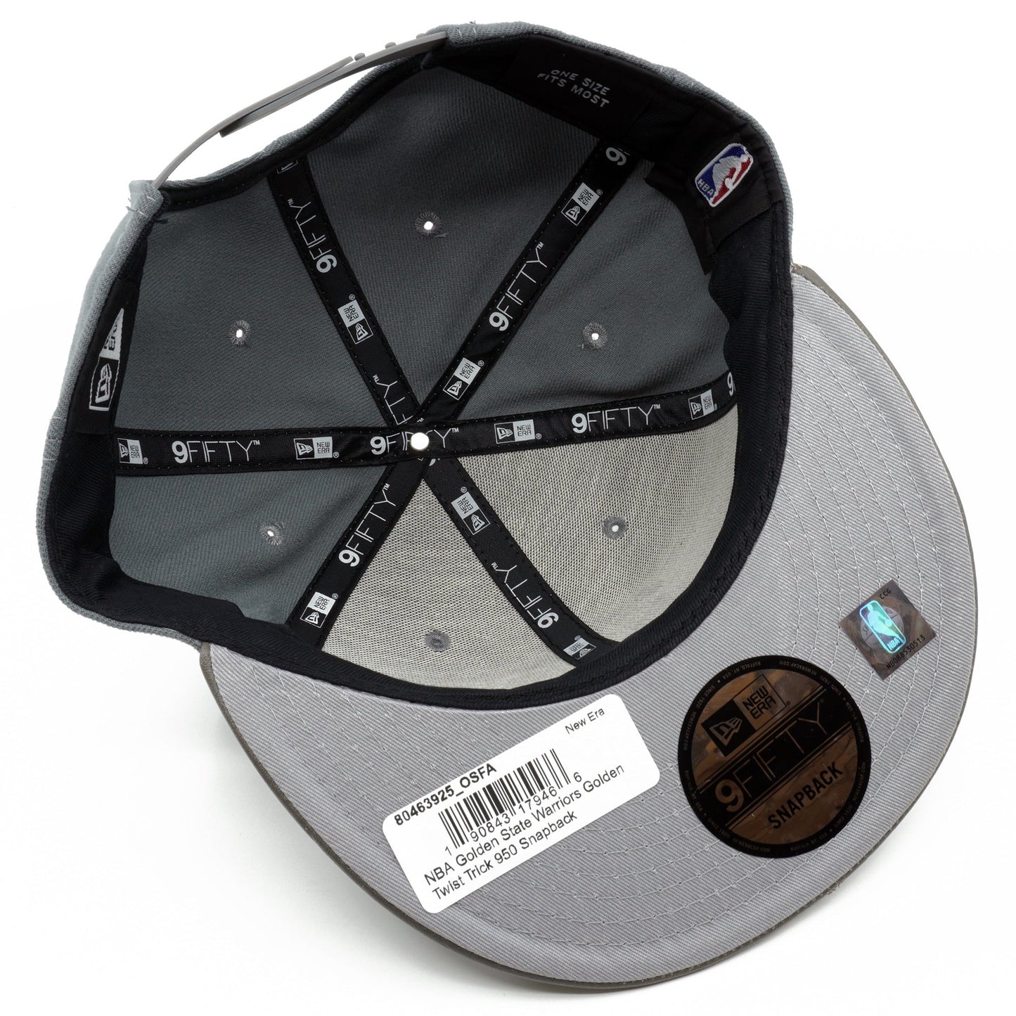 Men's New Era NBA Gsw Warriors Golden Twist Trick 950 Snapback