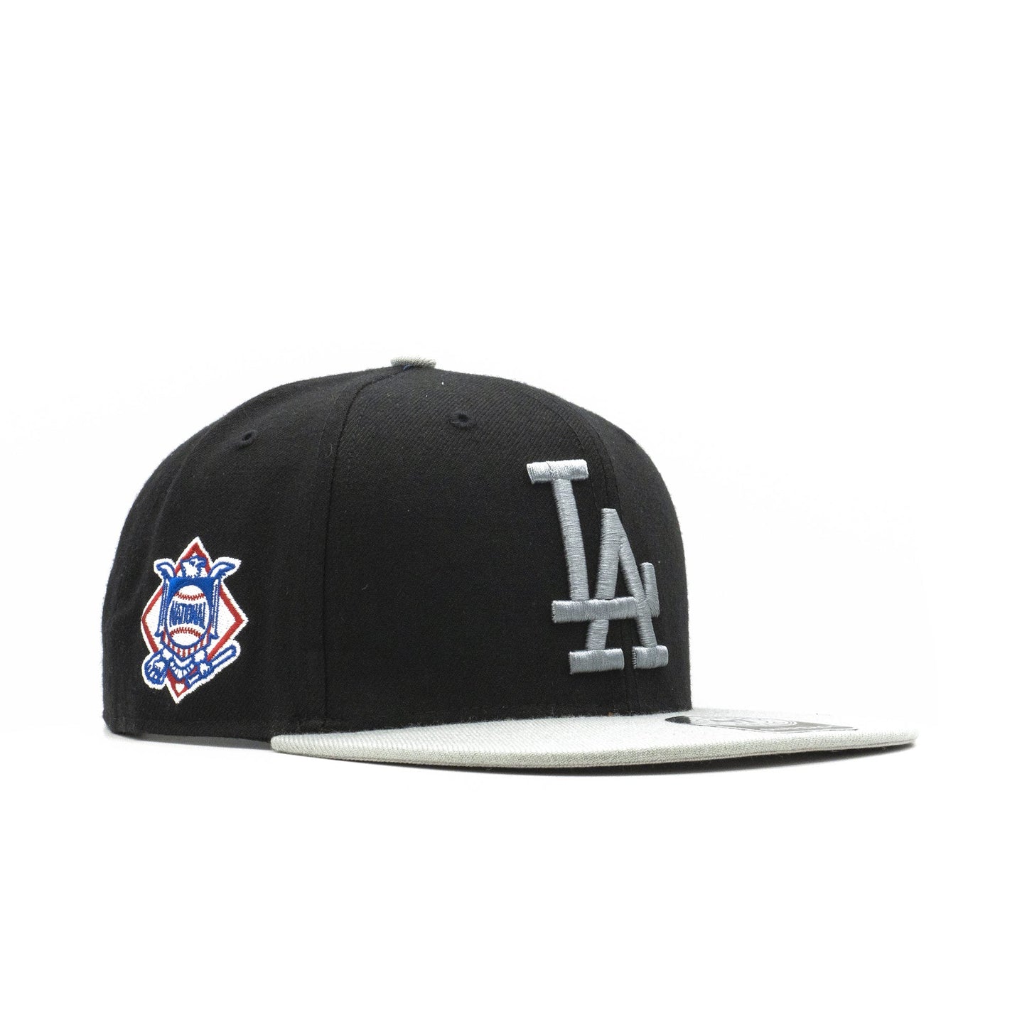 Men's 47 Brand La Dodgers Sure Shot Snapback - Black/Grey