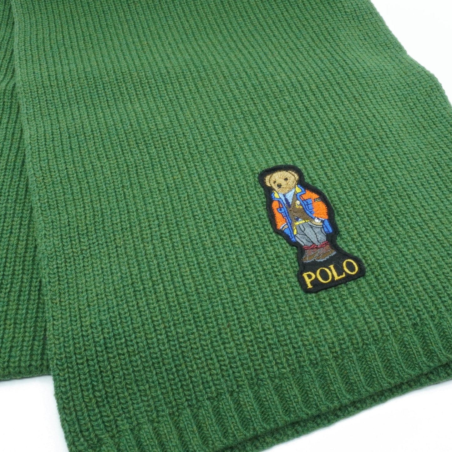 Men's Polo Ralph Lauren Outdoor Bear Wool Blend Scarf