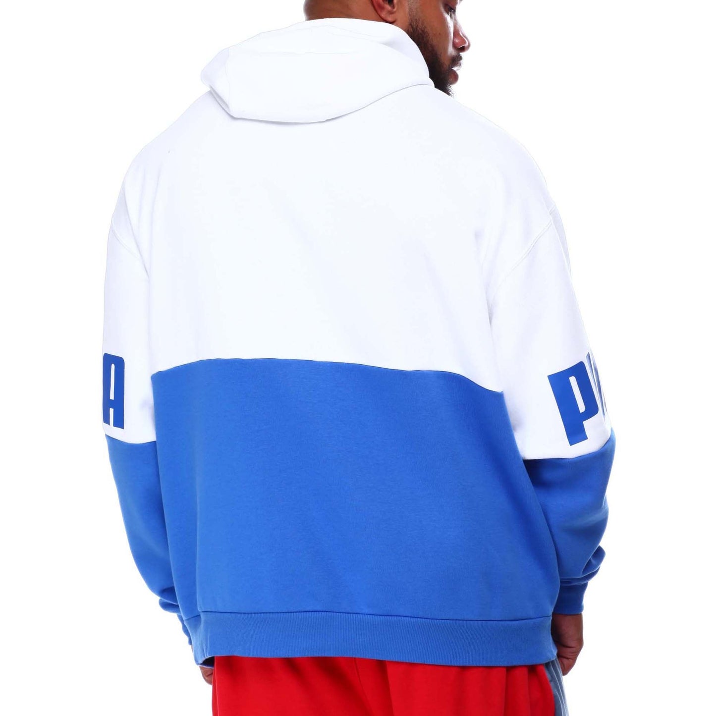 Puma Men's Power Colorblock Hoodie Fleece Hoodies