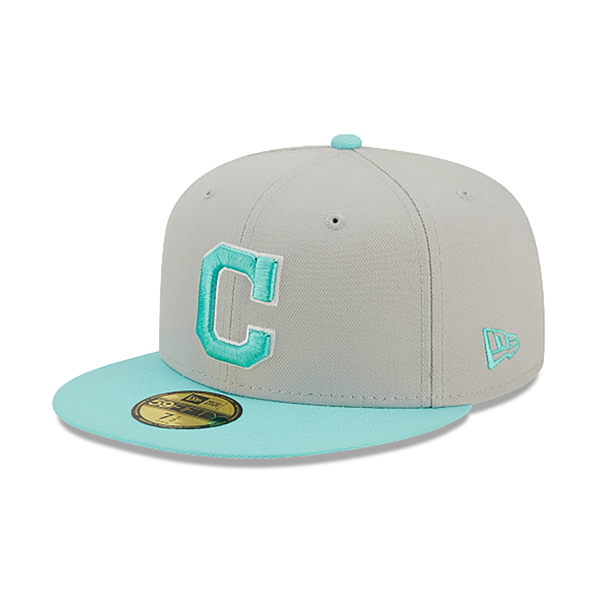Grey/Aqua Blue-