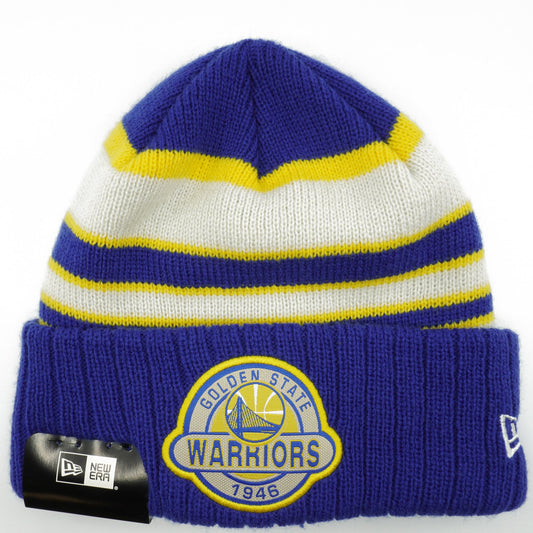 New Era Men's NBA Golden State Warriors Striped Select