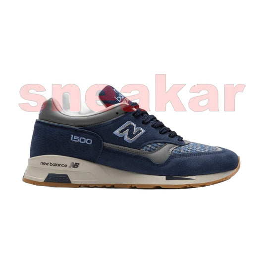 New Balance Men's 1500 Miuk 'Navy Grey Harris Tweed' Sneakers