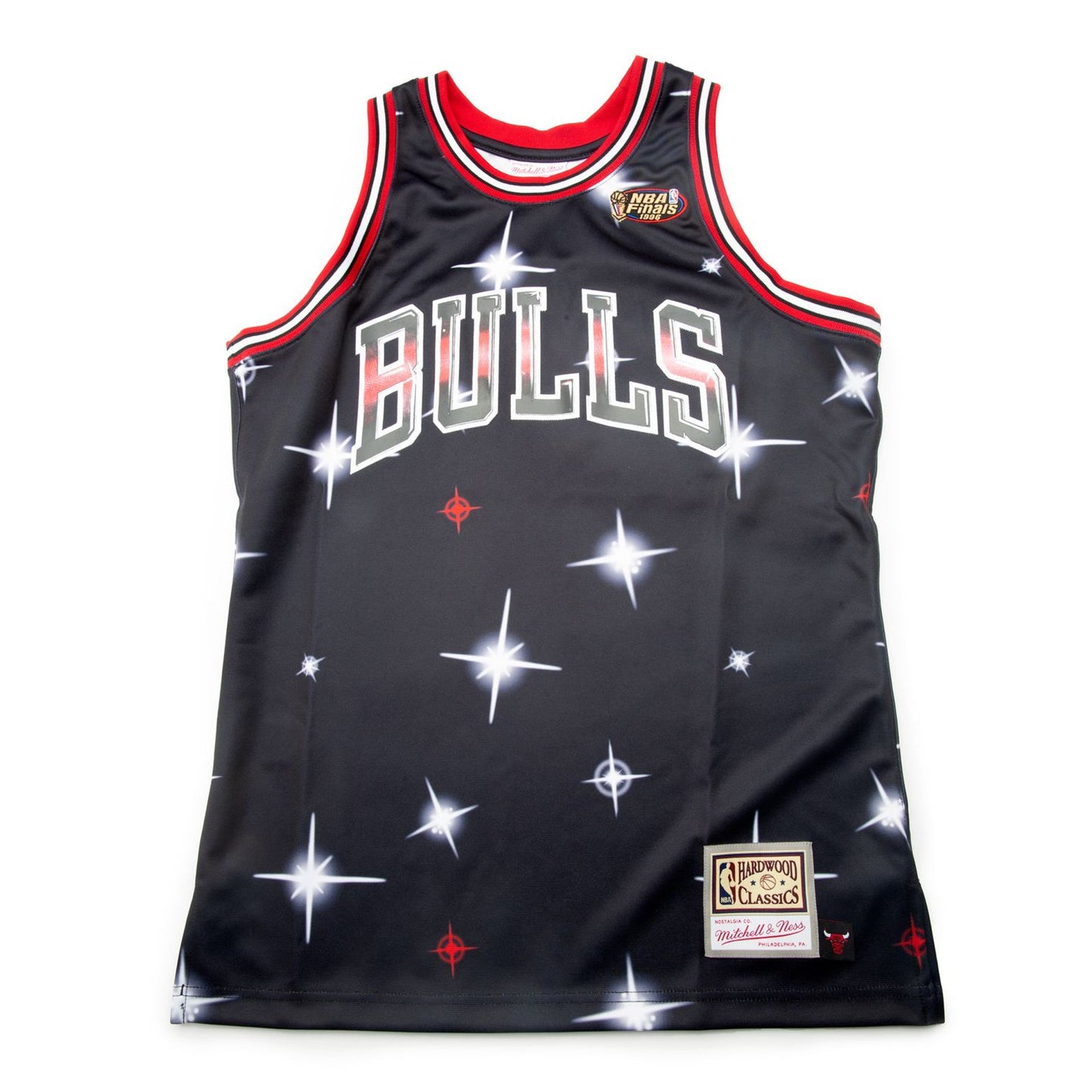 Men's Mitchell & Ness NBA Airbrush Knit Jersey Chicago Bulls