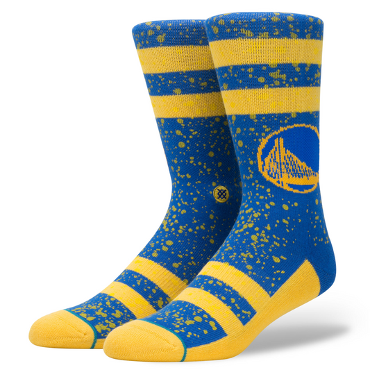 Stance Men's NBA Golden State Warriors Overspray Socks