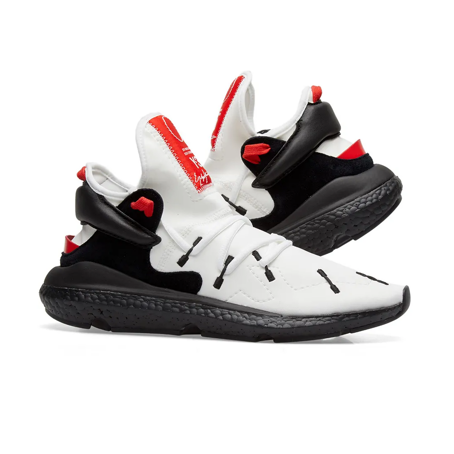 White/Black/Lush Red-