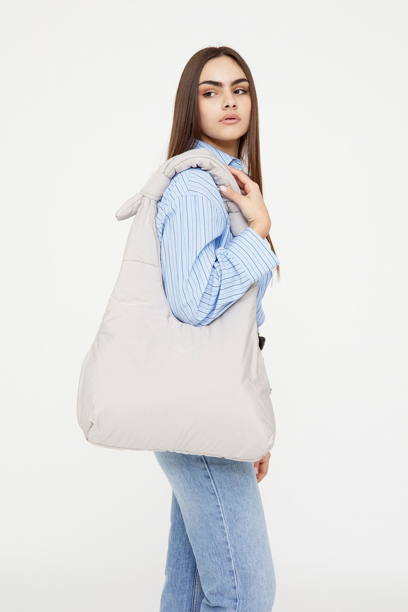 Biwa Puffy Bag Fossil