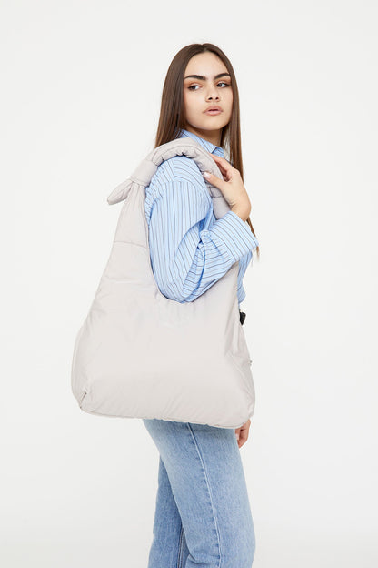 Biwa Puffy Bag Fossil