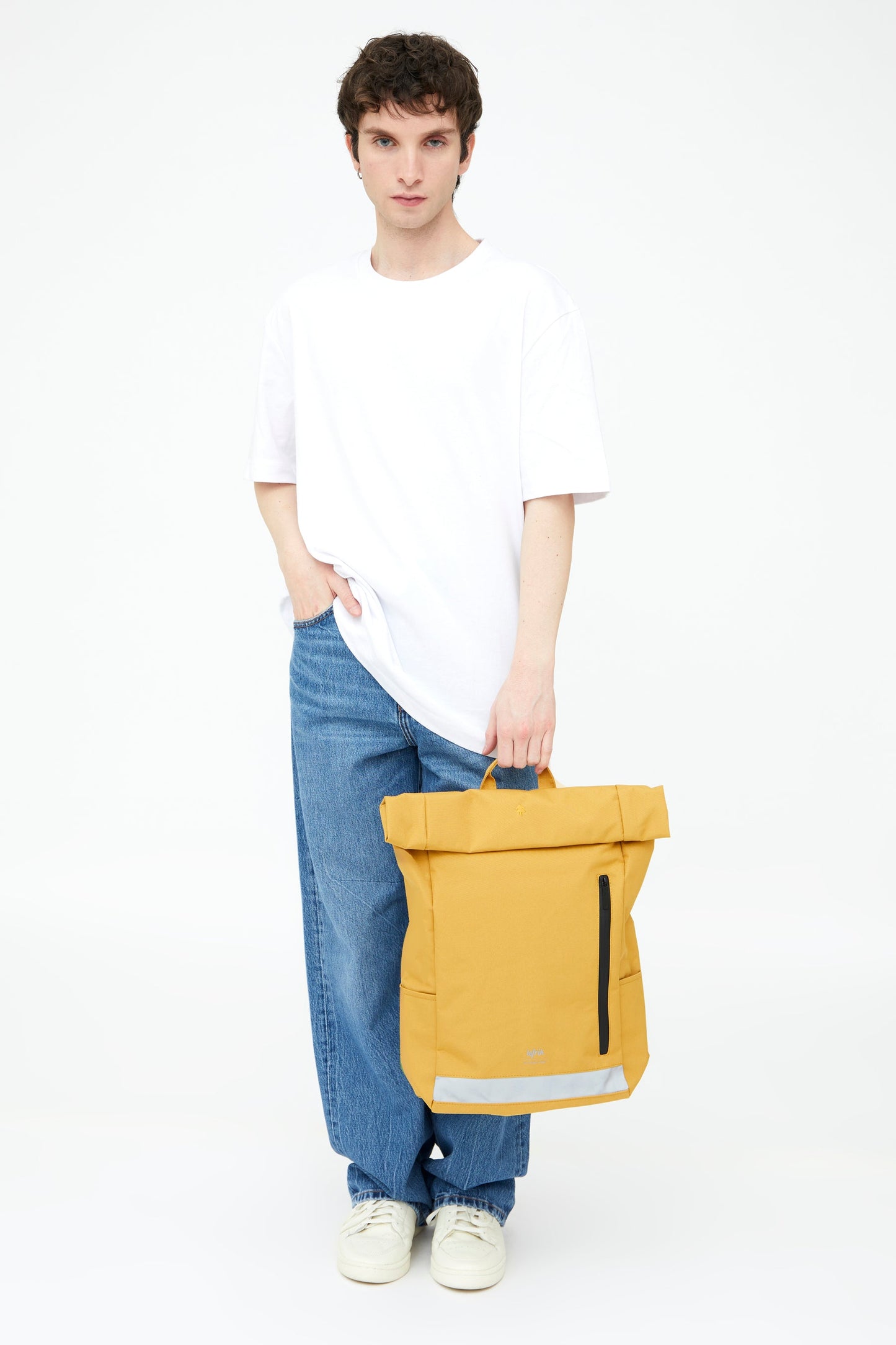 Roll Reflective Backpack Mustard