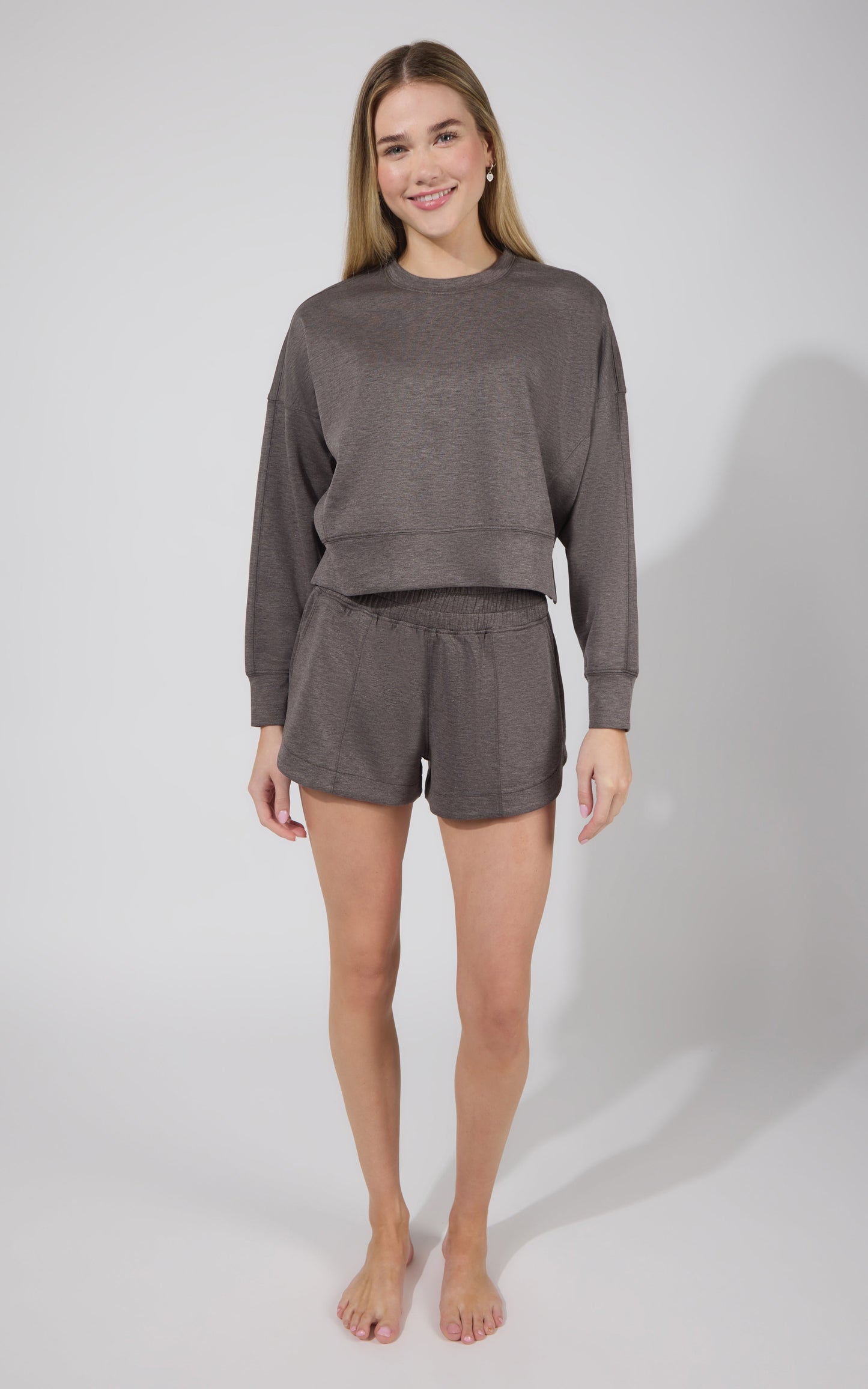 Softlite Pullover Sweatshirt and Short Set