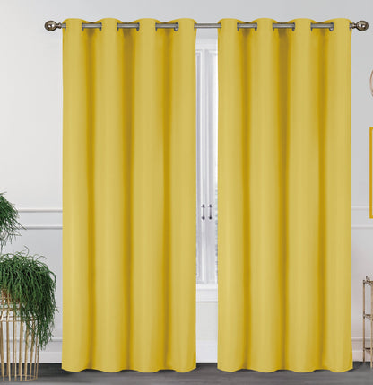 2 Pack - 55'' X 84'' Solid Thermal Blackout Panels (19 Colors)