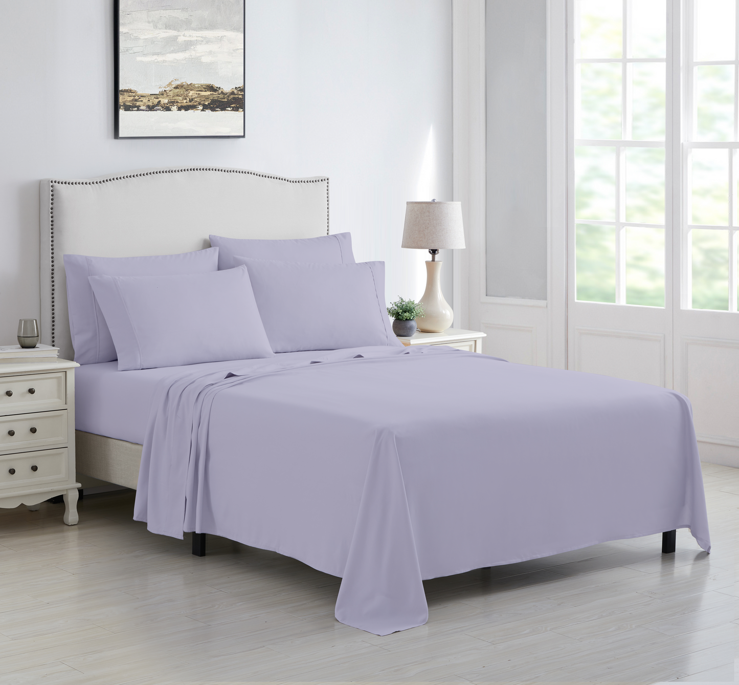 Kathy Ireland 6 Piece Brushed Microfiber Sheet Set