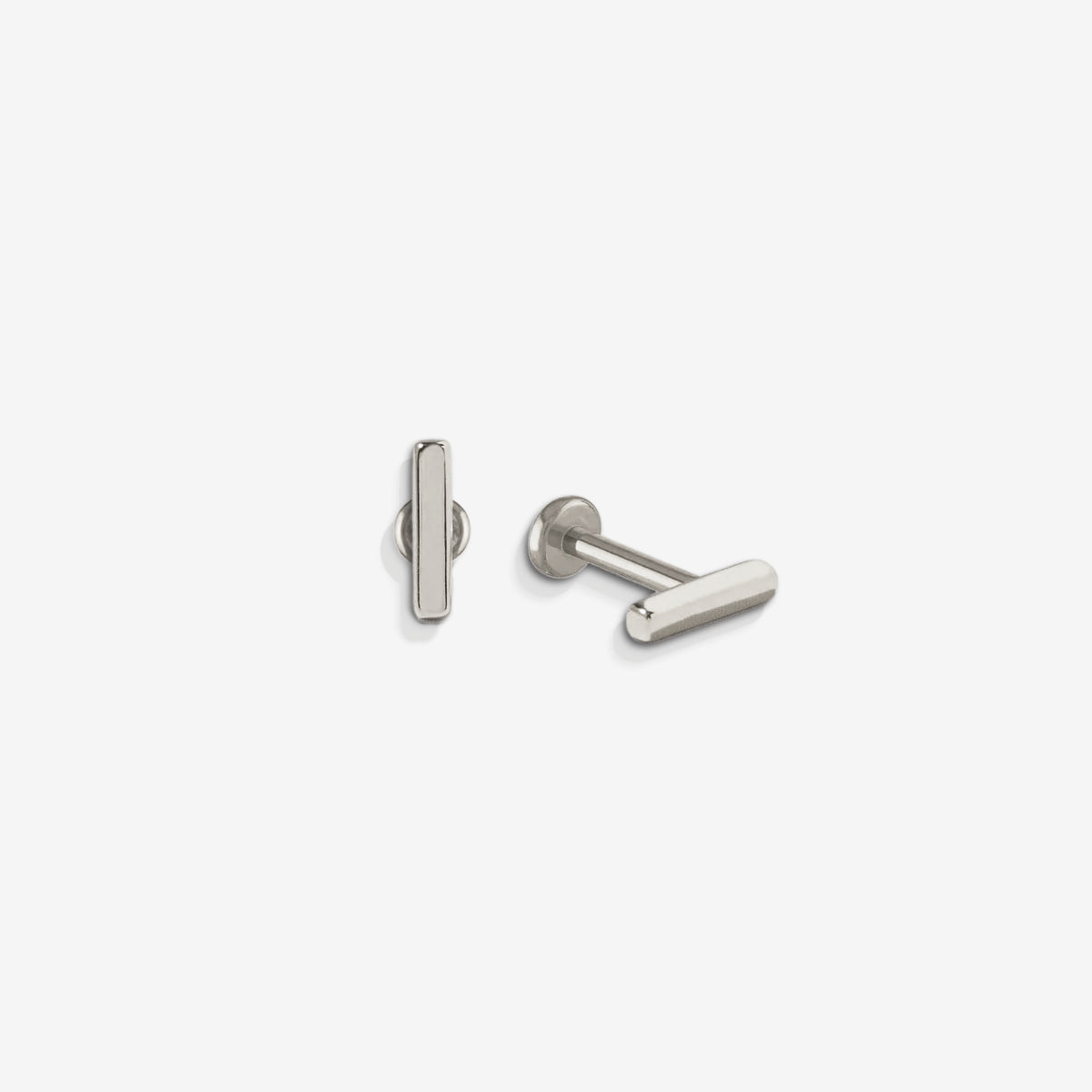 Mint & Lily Little Bar Sleeper Flatback Earrings | 16g