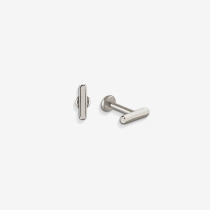 Mint & Lily Little Bar Sleeper Flatback Earrings | 16g