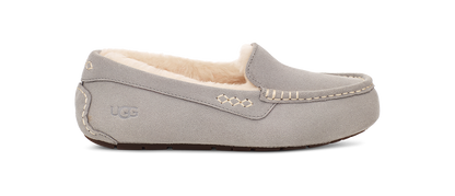 UGG Ansley Womens Slippers — Light Grey Suede