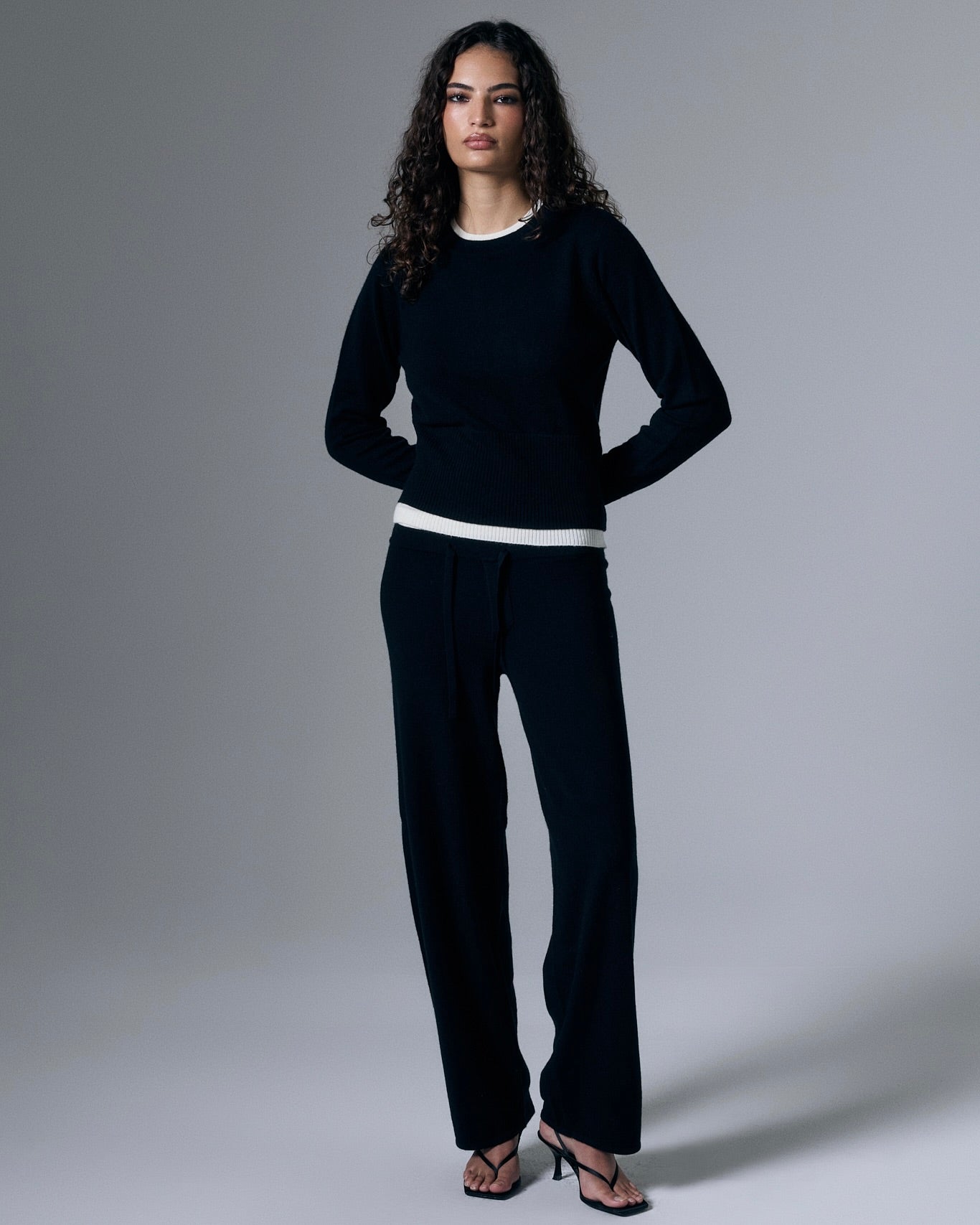 Tove Layered Cashmere Crewneck