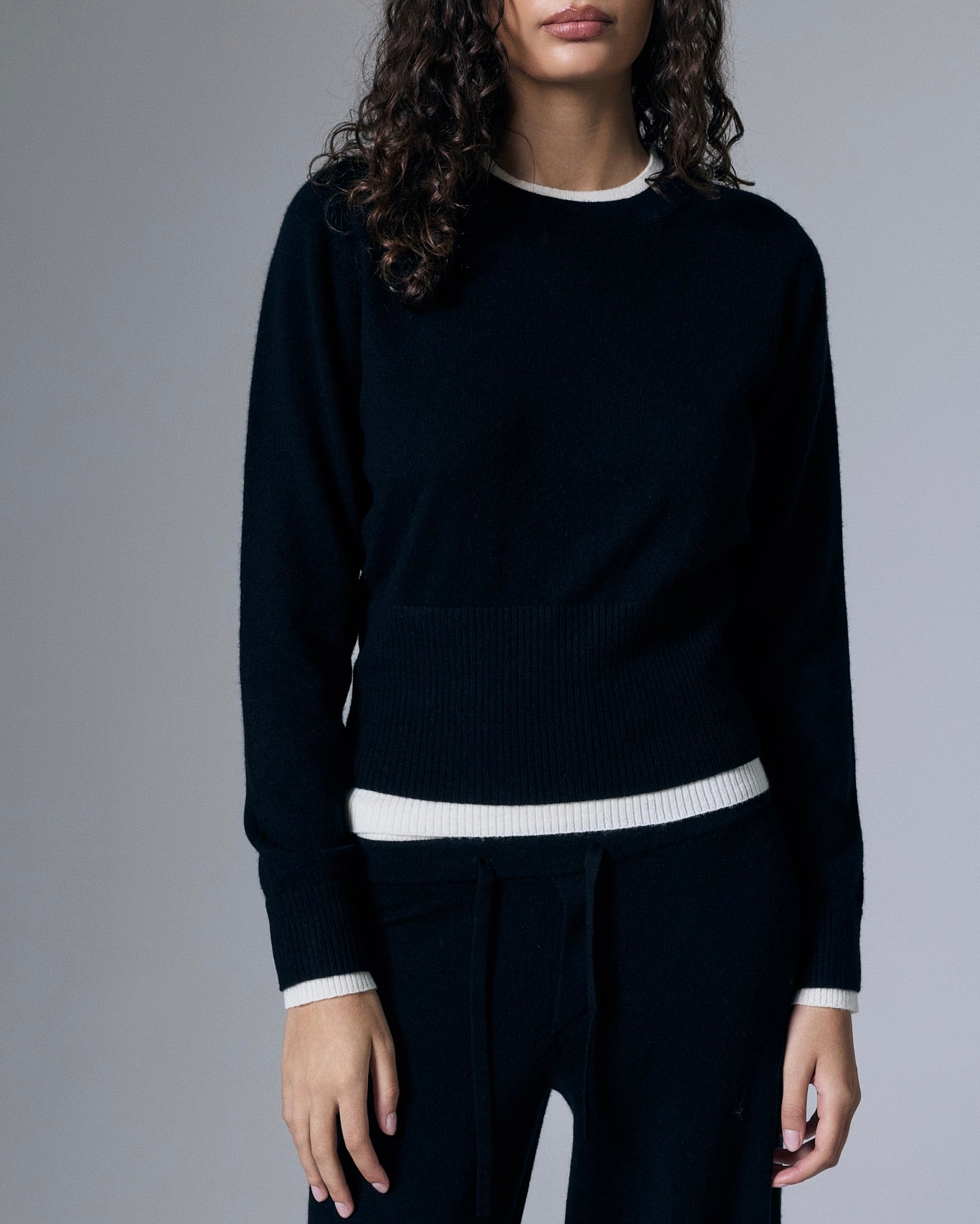 Tove Layered Cashmere Crewneck