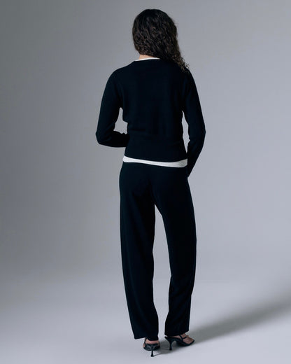 Tove Layered Cashmere Crewneck
