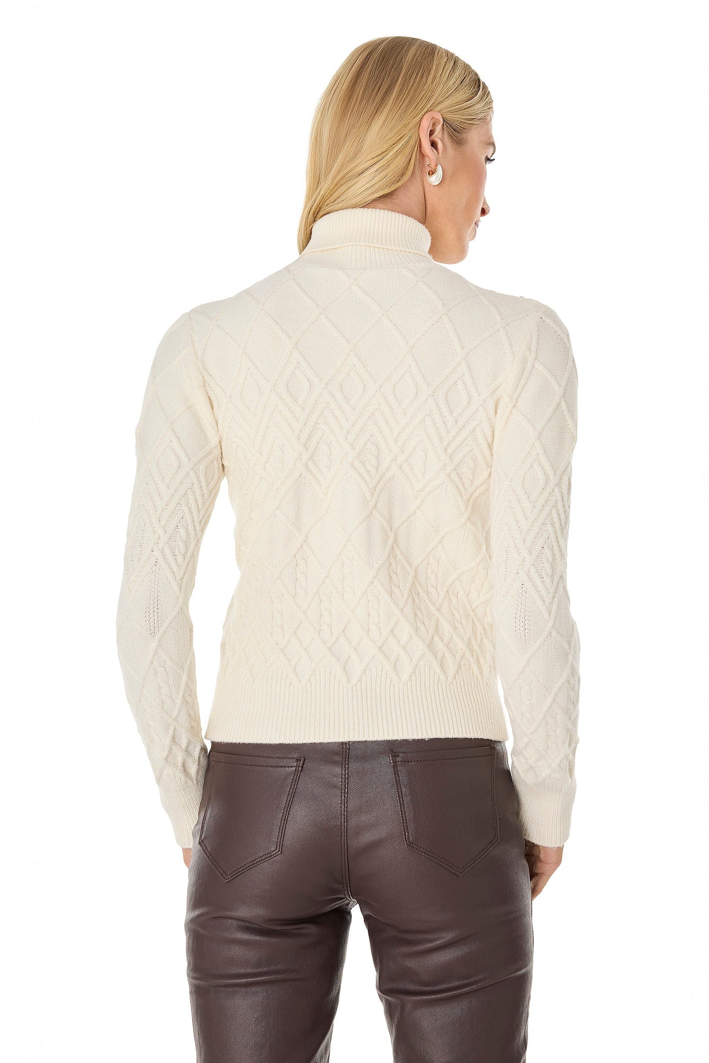 Cara Crystal Sweater - Pearl