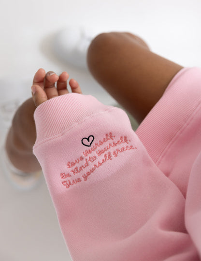 Elevated Faith Love Yourself Kids Crewneck