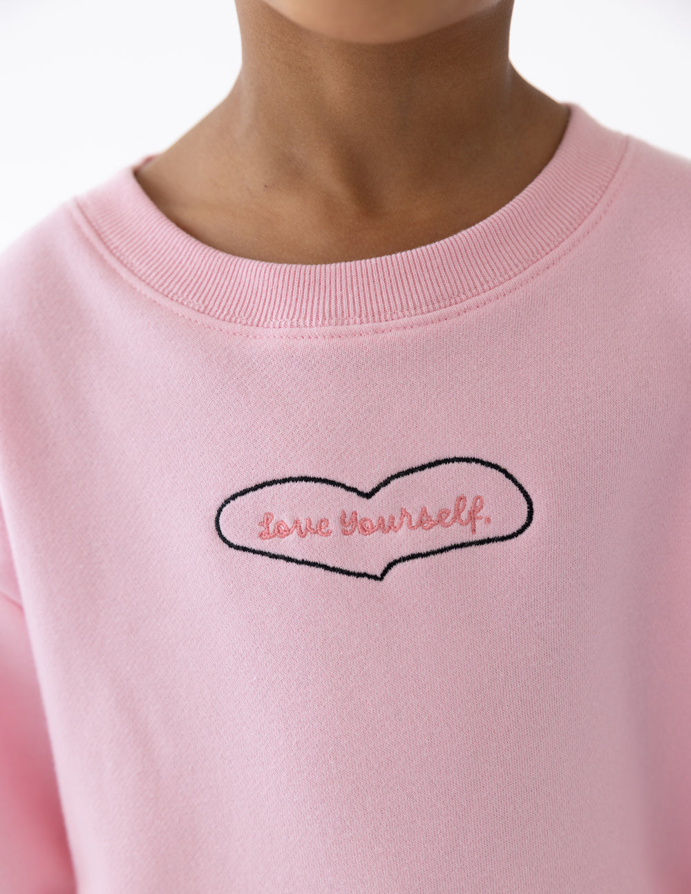 Elevated Faith Love Yourself Kids Crewneck