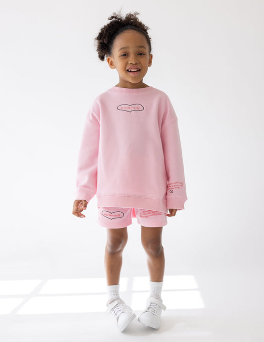 Elevated Faith Love Yourself Kids Crewneck