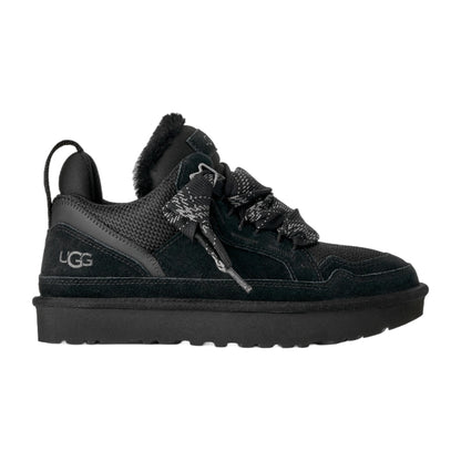 UGG Lowmel Womens Sneakers (1144032) — Black Suede Low-Top