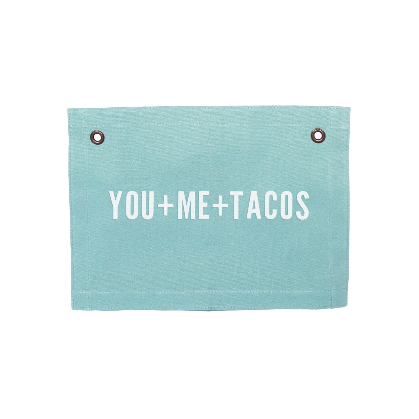 Frankie Jean You+Me+Tacos Small Canvas Flag