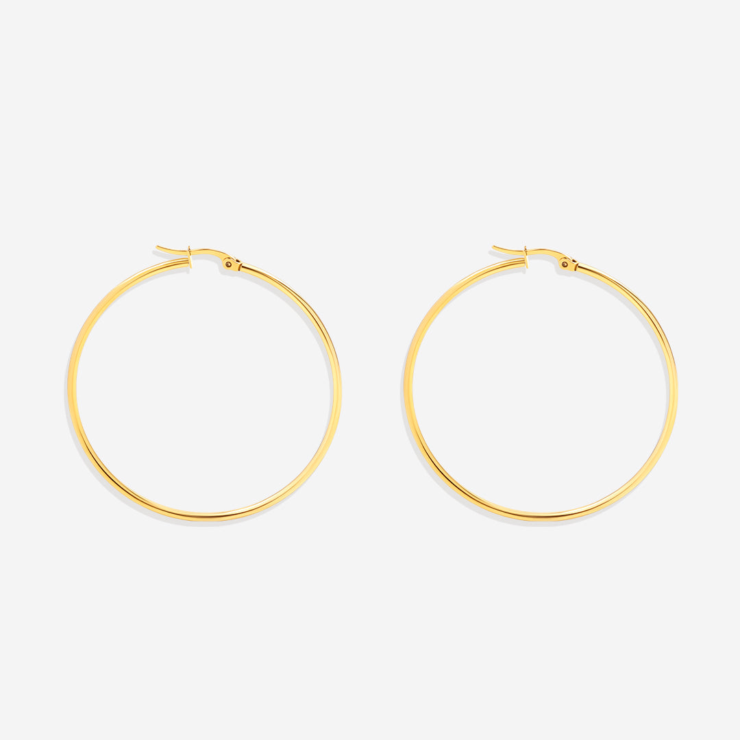Mint & Lily Lynette Large Hoop Earrings