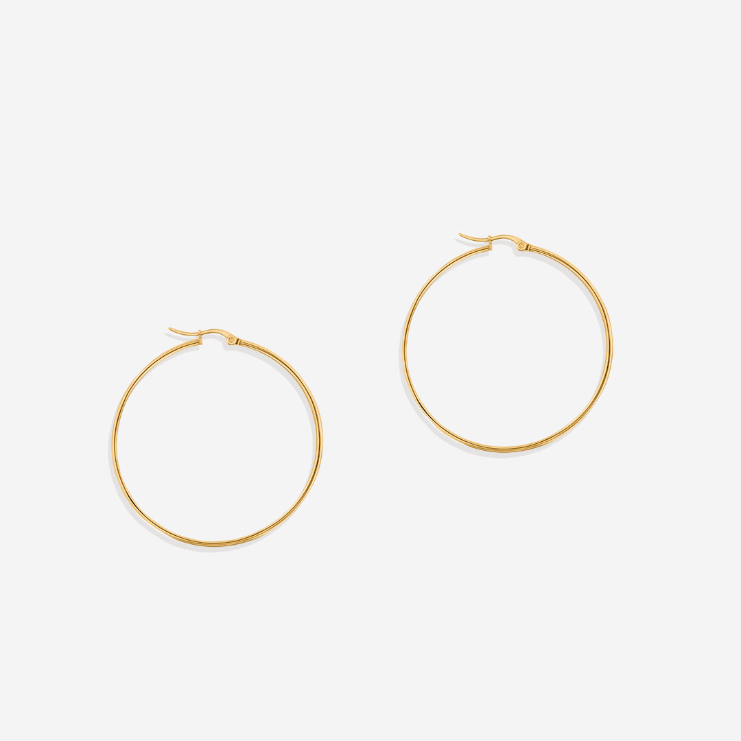 Mint & Lily Lynette Large Hoop Earrings