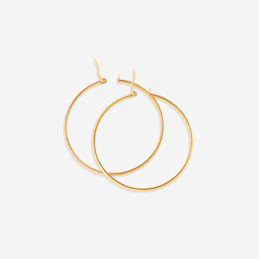 Mint & Lily Lynette Large Hoop Earrings