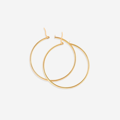 Mint & Lily Lynette Large Hoop Earrings